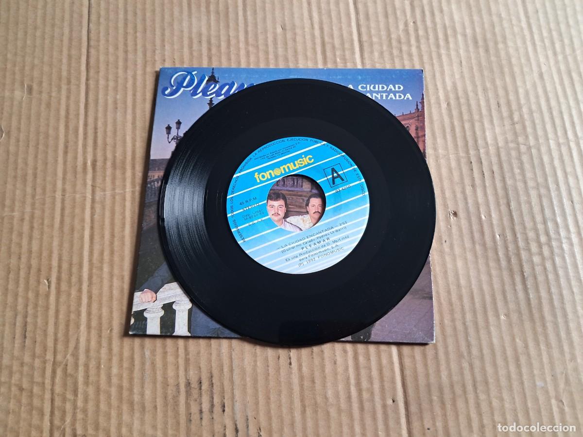Discos de vinilo: PLEAMAR - LA CIUDAD ENCANTADA SINGLE 1992 - Foto 2