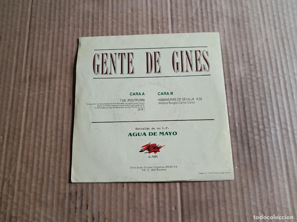 Discos de vinilo: GENTE DE GINES - POUTPURRI SINGLE 1992 - Foto 3