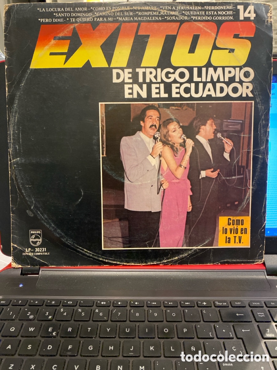 Discos de vinilo: TRIGO LIMPIO - EXITOS DE TRIGO LIMPIO EN EL ECUADOR LP ECUADOR - Foto 1
