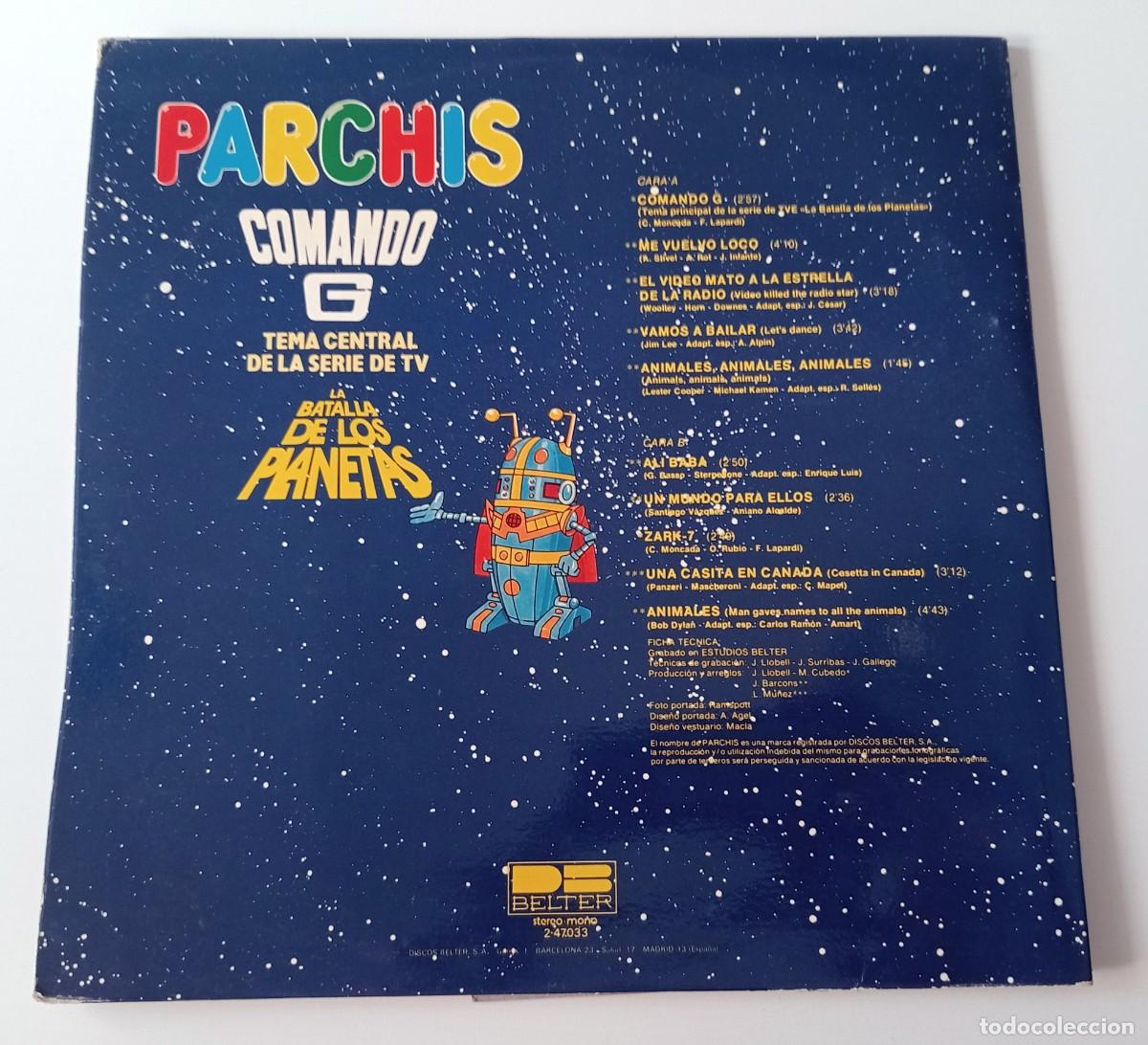 Discos de vinilo: DISCO LP GRUPO PARCHIS - COMANDO G - Foto 2