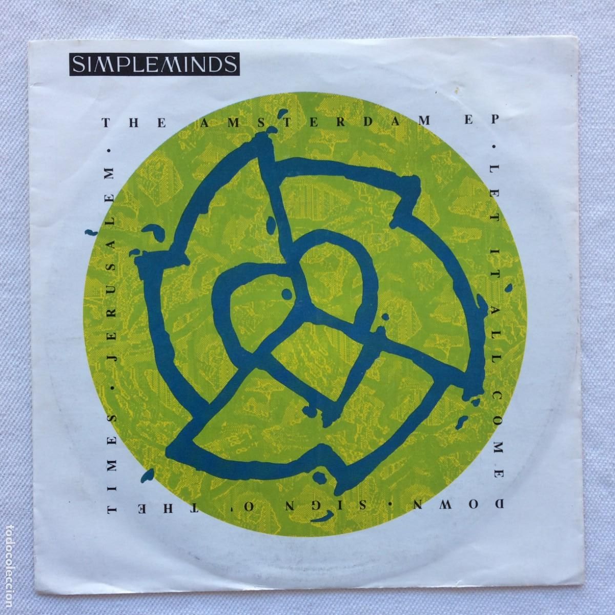 Discos de vinilo: Simple Minds &lrm;&ndash; The Amsterdam EP Germany 1989 Virgin* - Foto 1