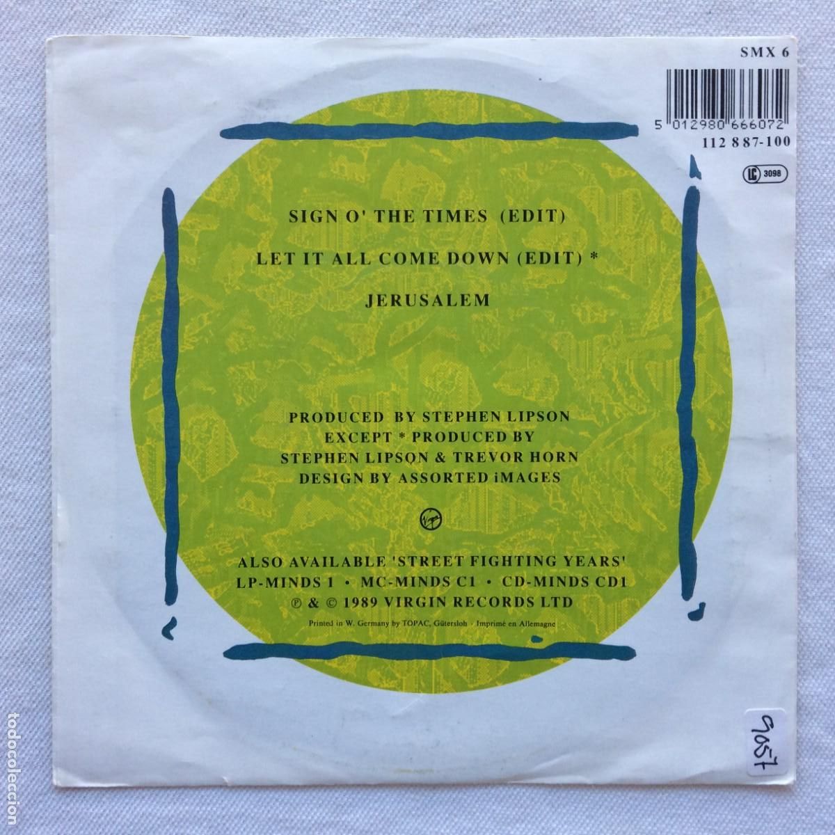 Discos de vinilo: Simple Minds &lrm;&ndash; The Amsterdam EP Germany 1989 Virgin* - Foto 2