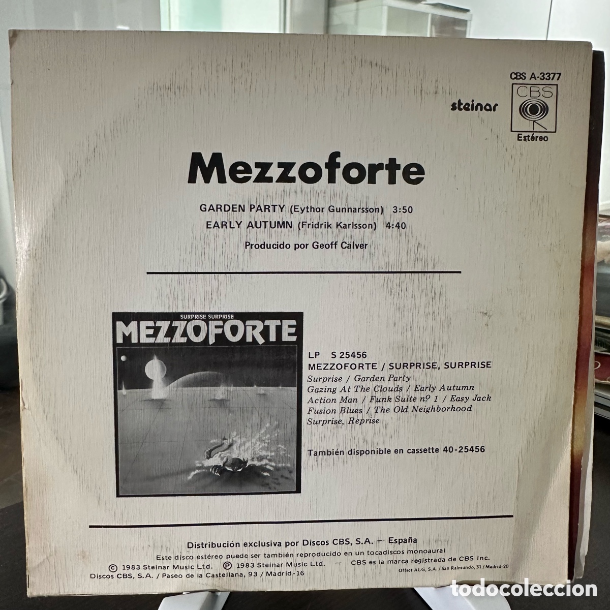 Discos de vinilo: Mezzoforte - Garden Party (7&rdquo;, Single) - Foto 2