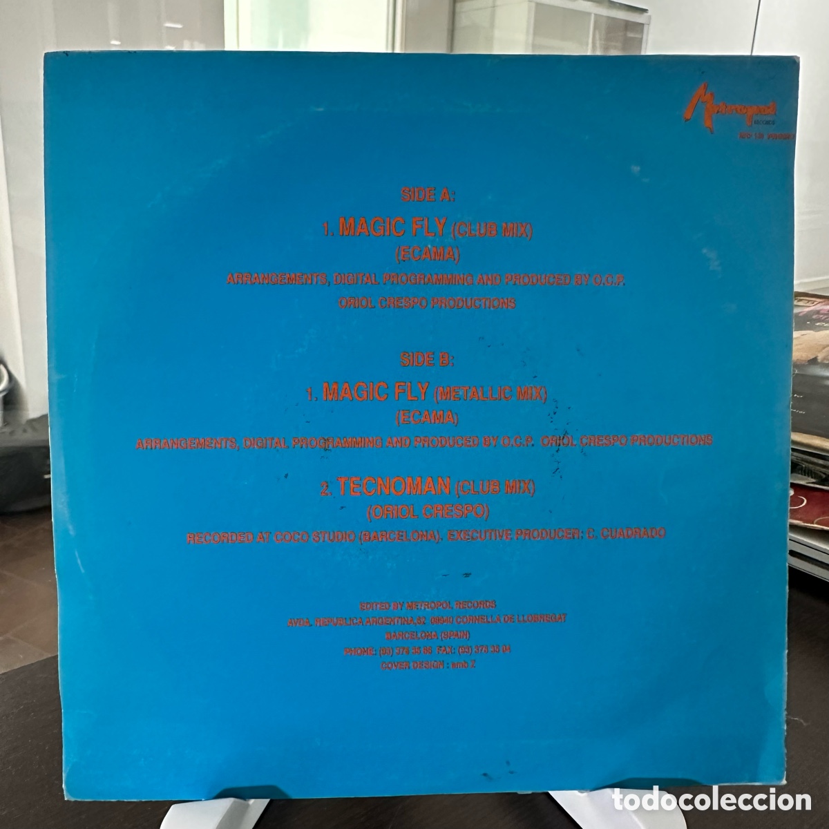 Discos de vinilo: O.C.P. - Magic Fly (7&rdquo;, Promo) - Foto 2