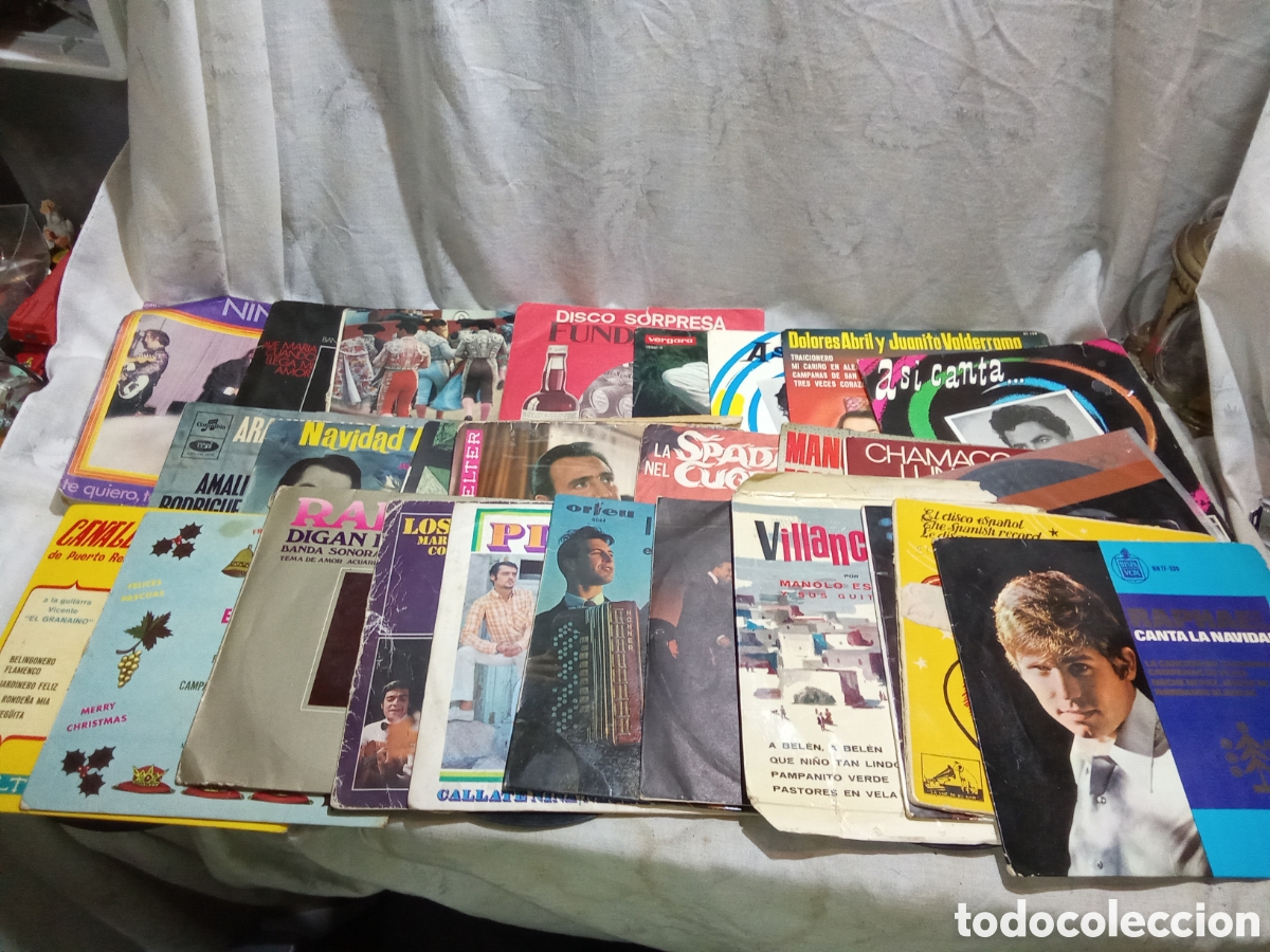 Discos de vinilo: GRAN LOTE SURTIDO DE DISCOS DE VINILO SINGLES - Foto 2