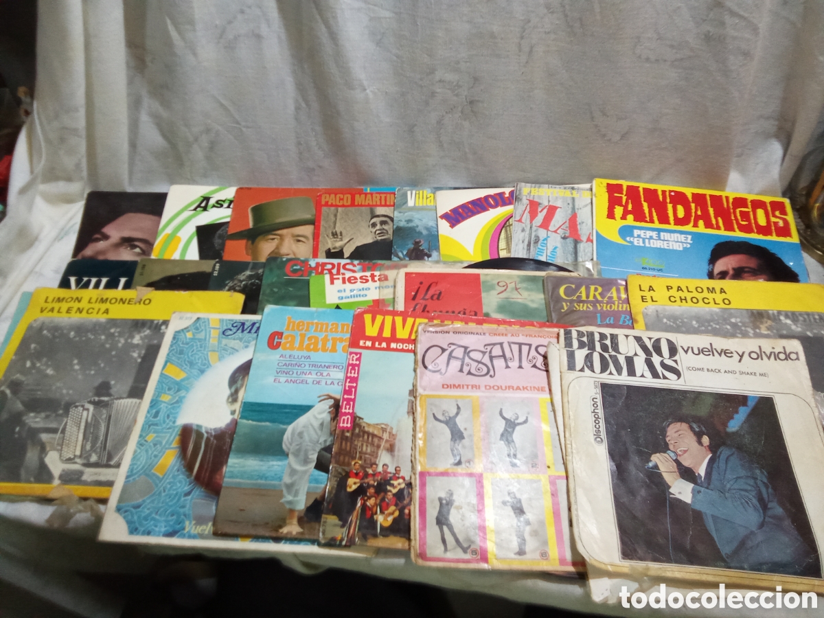 Discos de vinilo: GRAN LOTE DE 22 VINILIOS VARIADOS SINGLES - Foto 2