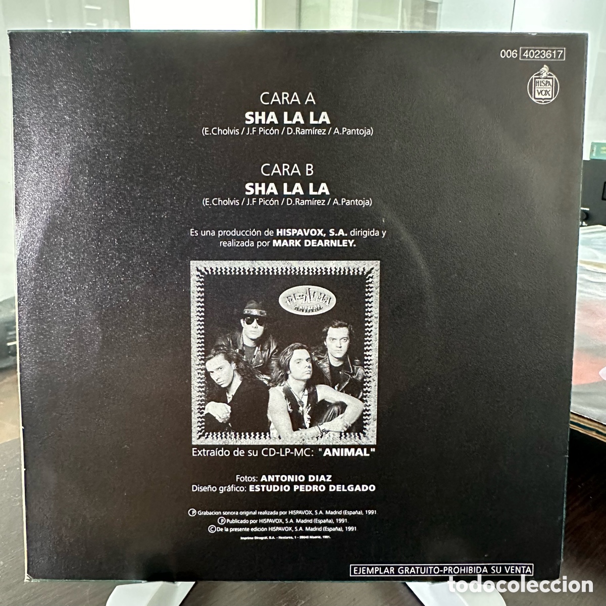 Discos de vinilo: El Alma - Sha La La (7&rdquo;, Single, Promo) - Foto 2