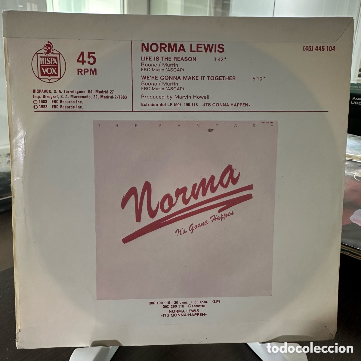 Discos de vinilo: Norma - Life Is The Reason (7&rdquo;, Single) - Foto 2