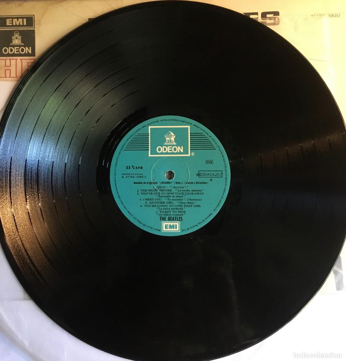 Discos de vinilo: THE BEATLES - HELP, reedic espa&ntilde;ola 1981 estereo - Foto 3