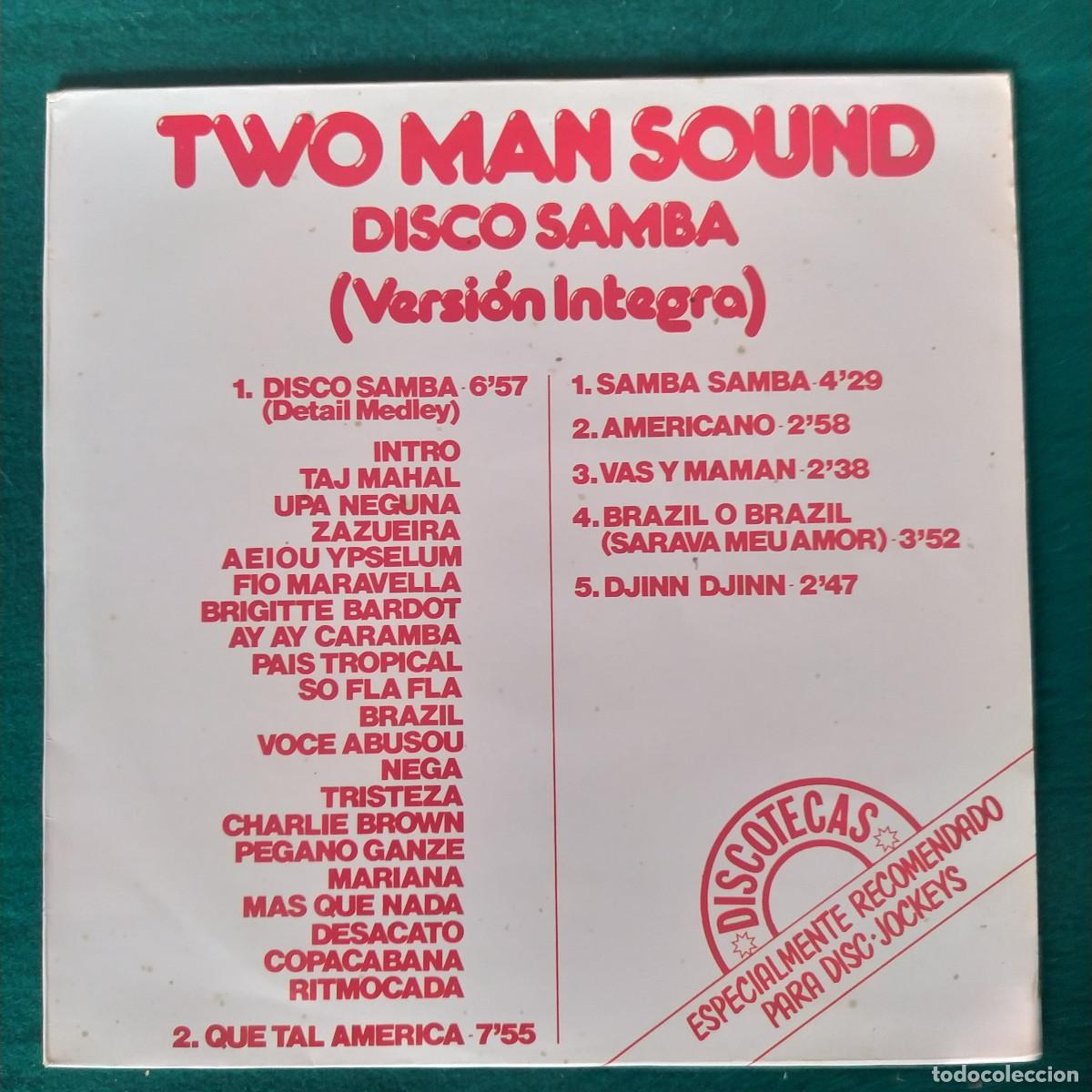 Discos de vinilo: Two Man Sound &ndash; Disco Samba (Versi&oacute;n Integra) - Foto 1