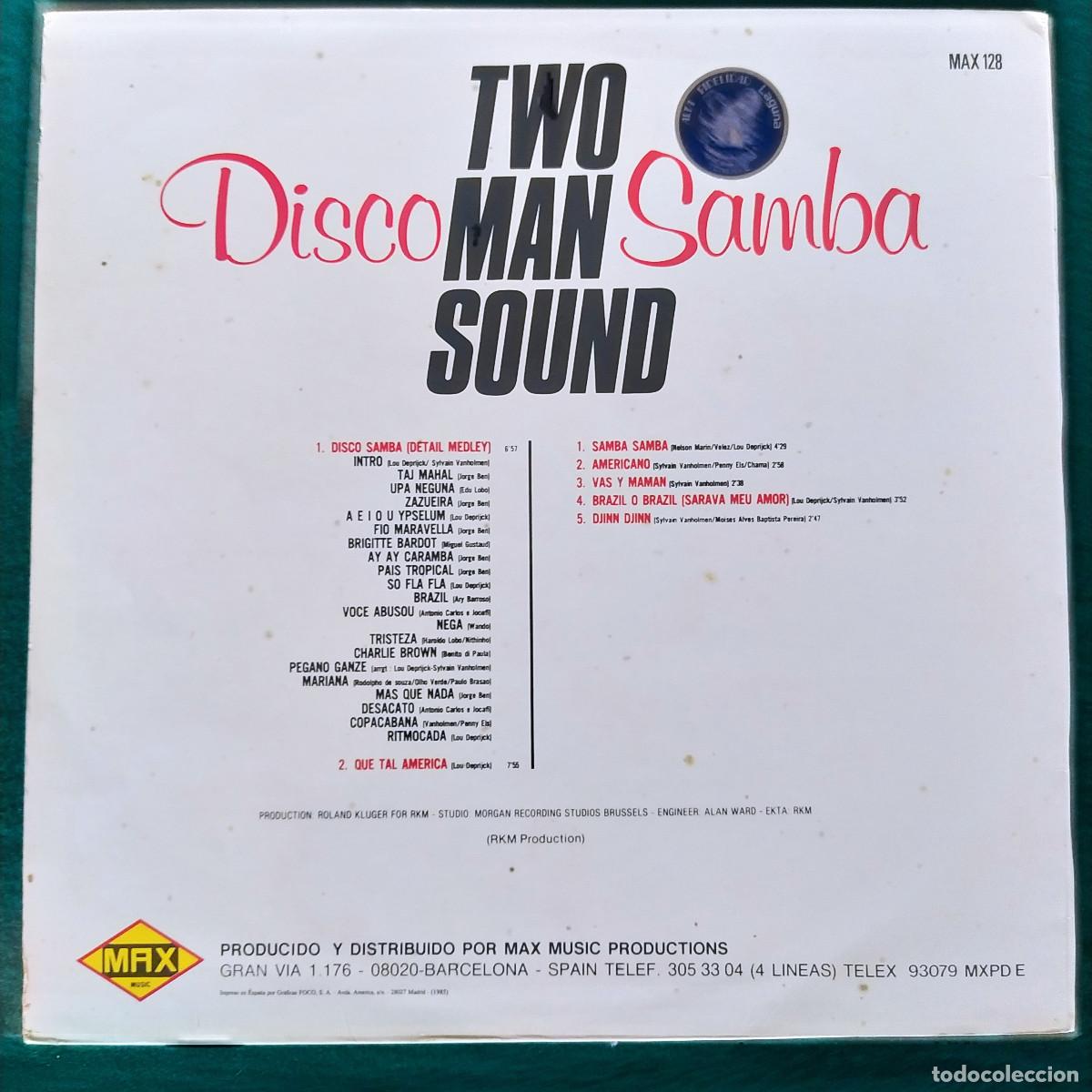 Discos de vinilo: Two Man Sound &ndash; Disco Samba (Versi&oacute;n Integra) - Foto 2