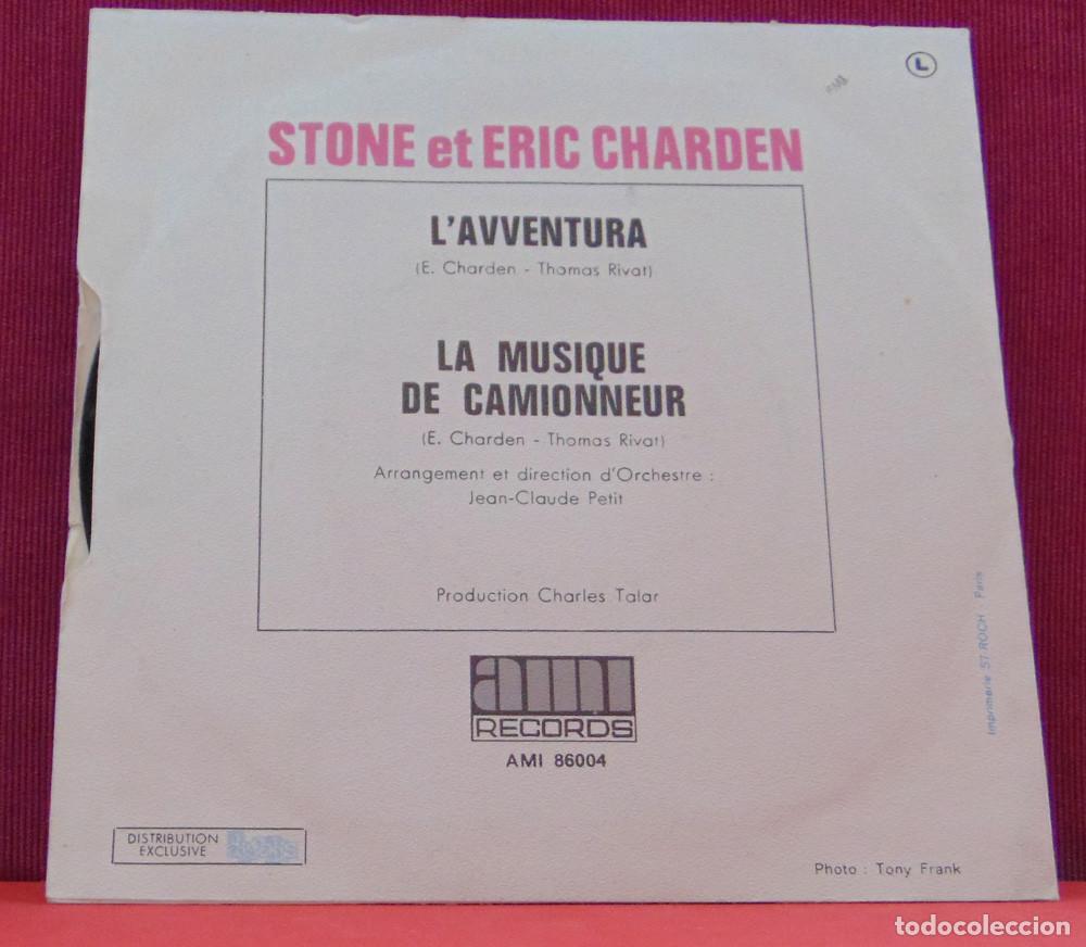 Discos de vinilo: Stone Eric Charden &ndash; LAvventura - SINGLE 1971 - Foto 2