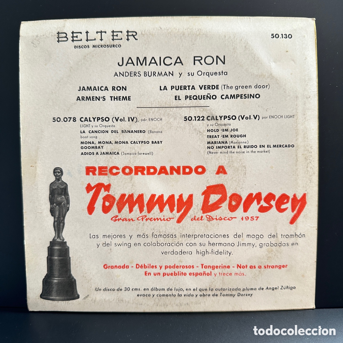 Discos de vinilo: Anders Burmans Orkester - Jamaica Ron (7&rdquo;, EP) - Foto 2