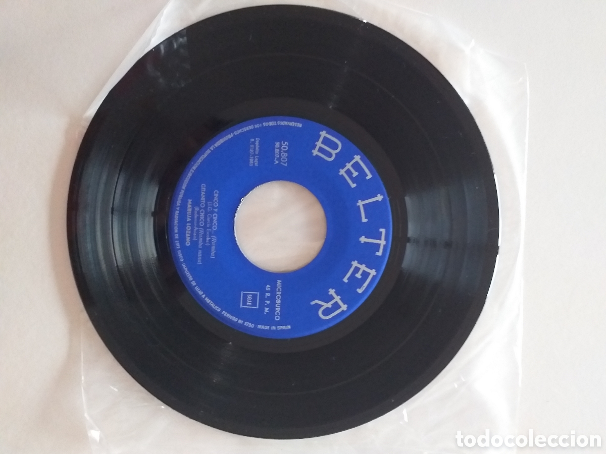 Discos de vinilo: VINILO EP MARUJA LOZANO - Foto 3