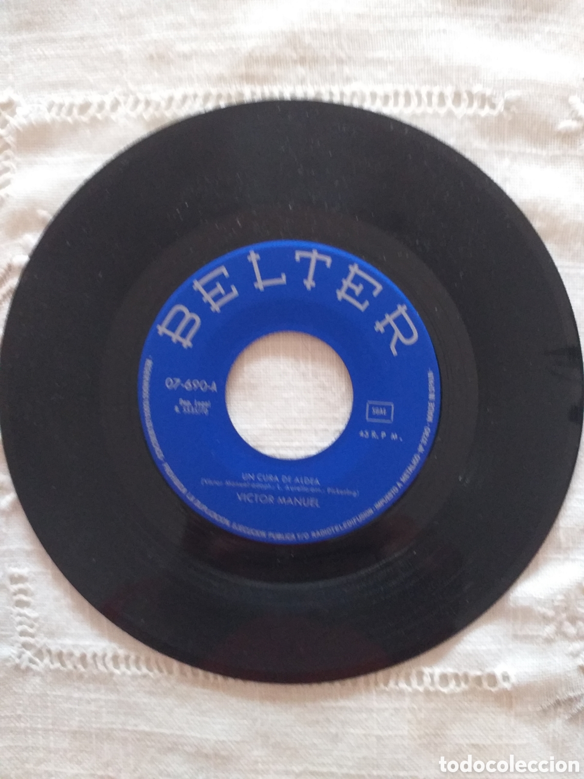 Discos de vinilo: SINGLE VINILO VICTOR MANUEL - Foto 3