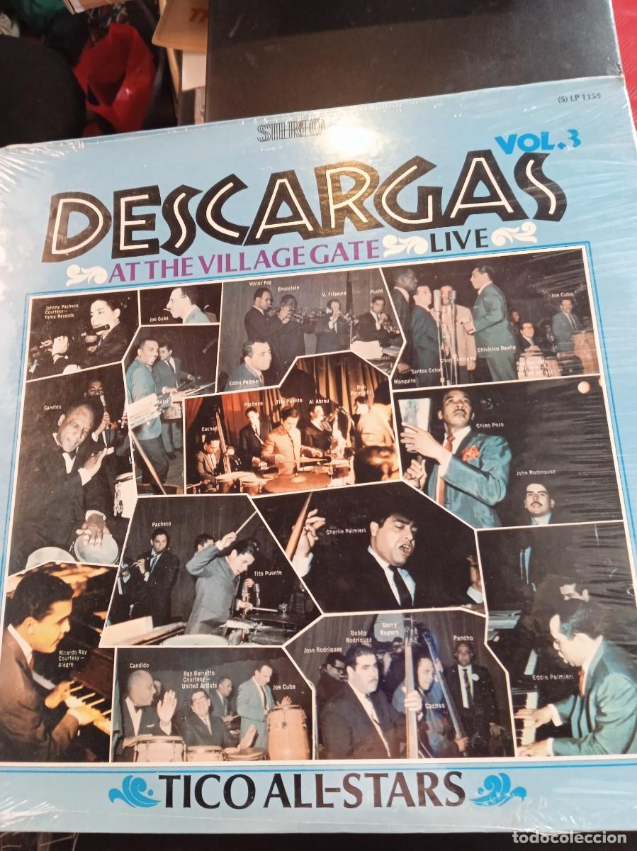 Vinyl records: DESCARGAS AT THE VILLAGE GATE LIVE VOL. 3- LP.
