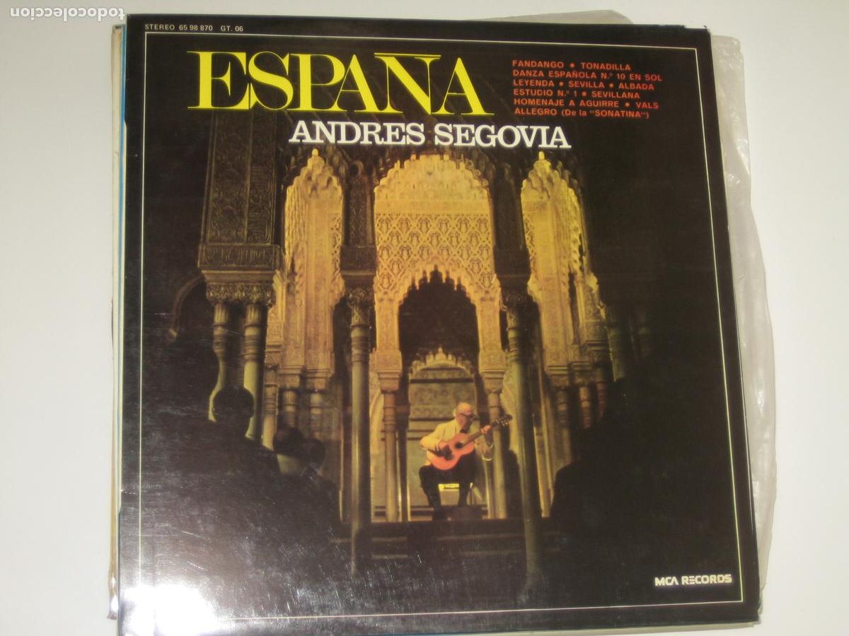 Discos de vinilo: DISCOFERTA - ANDRES SEGOVIA - GUITARRA - - Foto 1