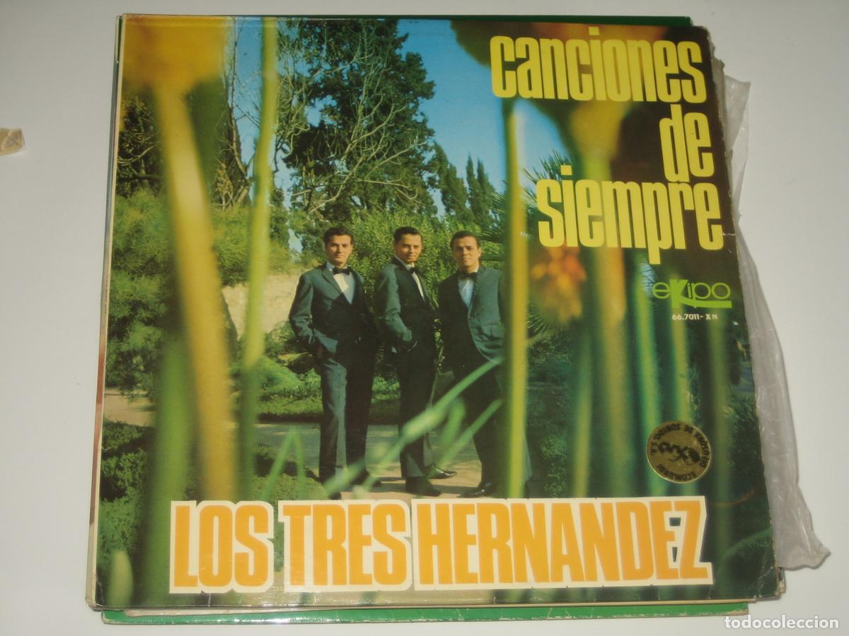 Discos de vinilo: DISCOFERTA - LOS TRES HERNANDEZ - CANCIONES DE SIEMPRE - 1976 - Foto 1