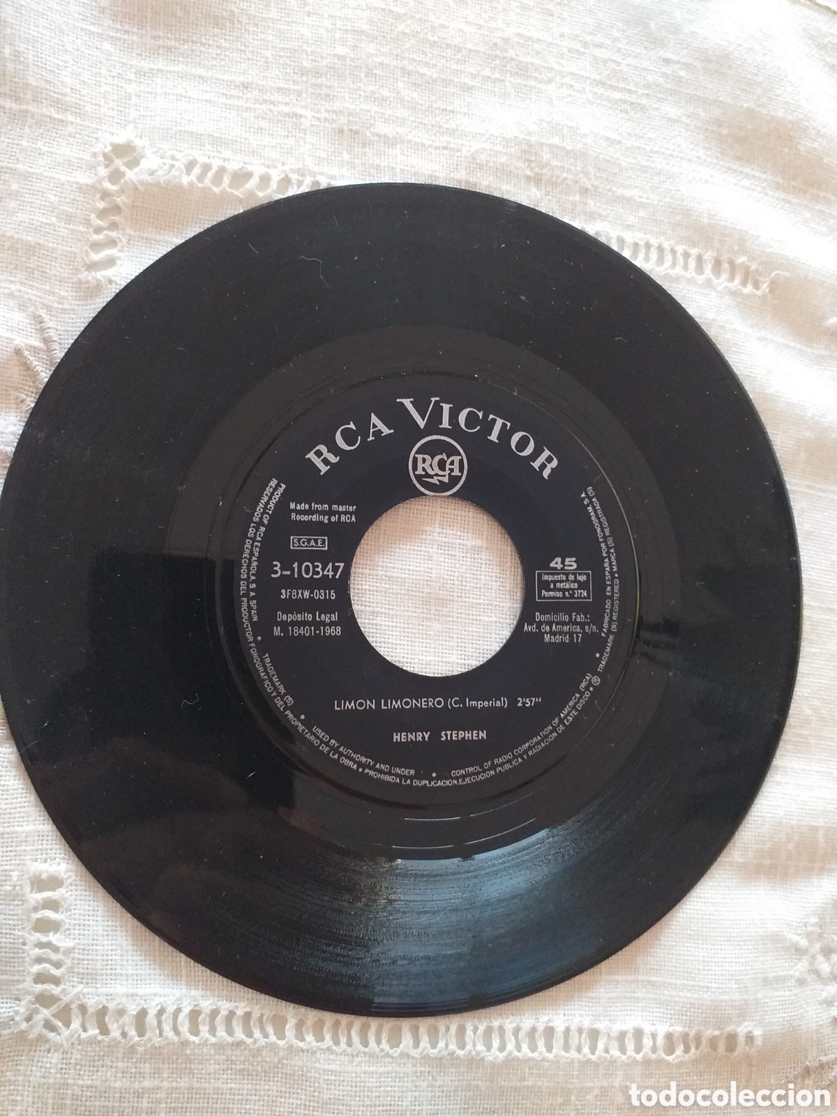Discos de vinilo: SINGLE VINILO HENRY STEPHEN - Foto 2