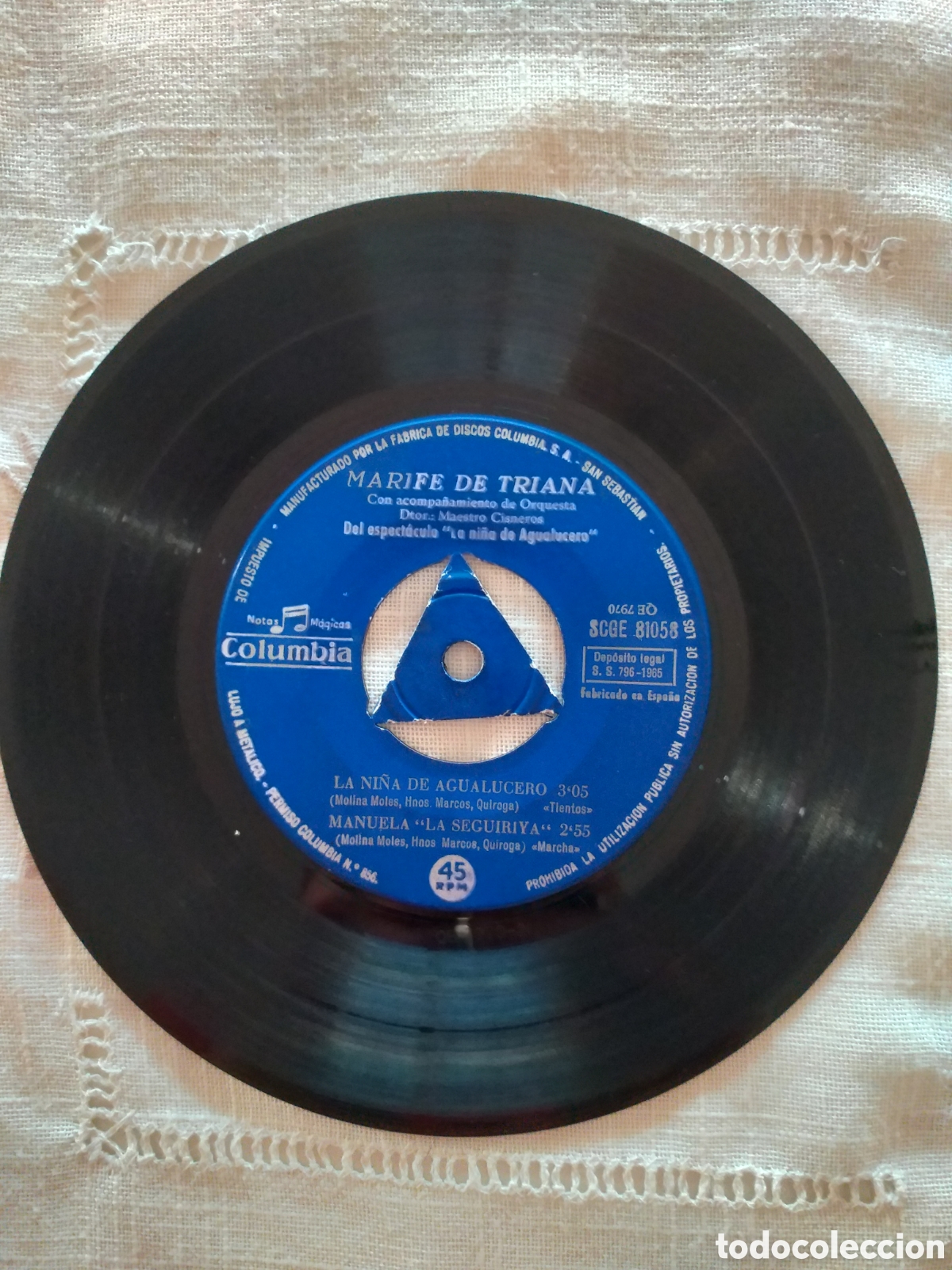 Discos de vinilo: VINILO EP MARIF&Eacute; DE TRIANA - Foto 3