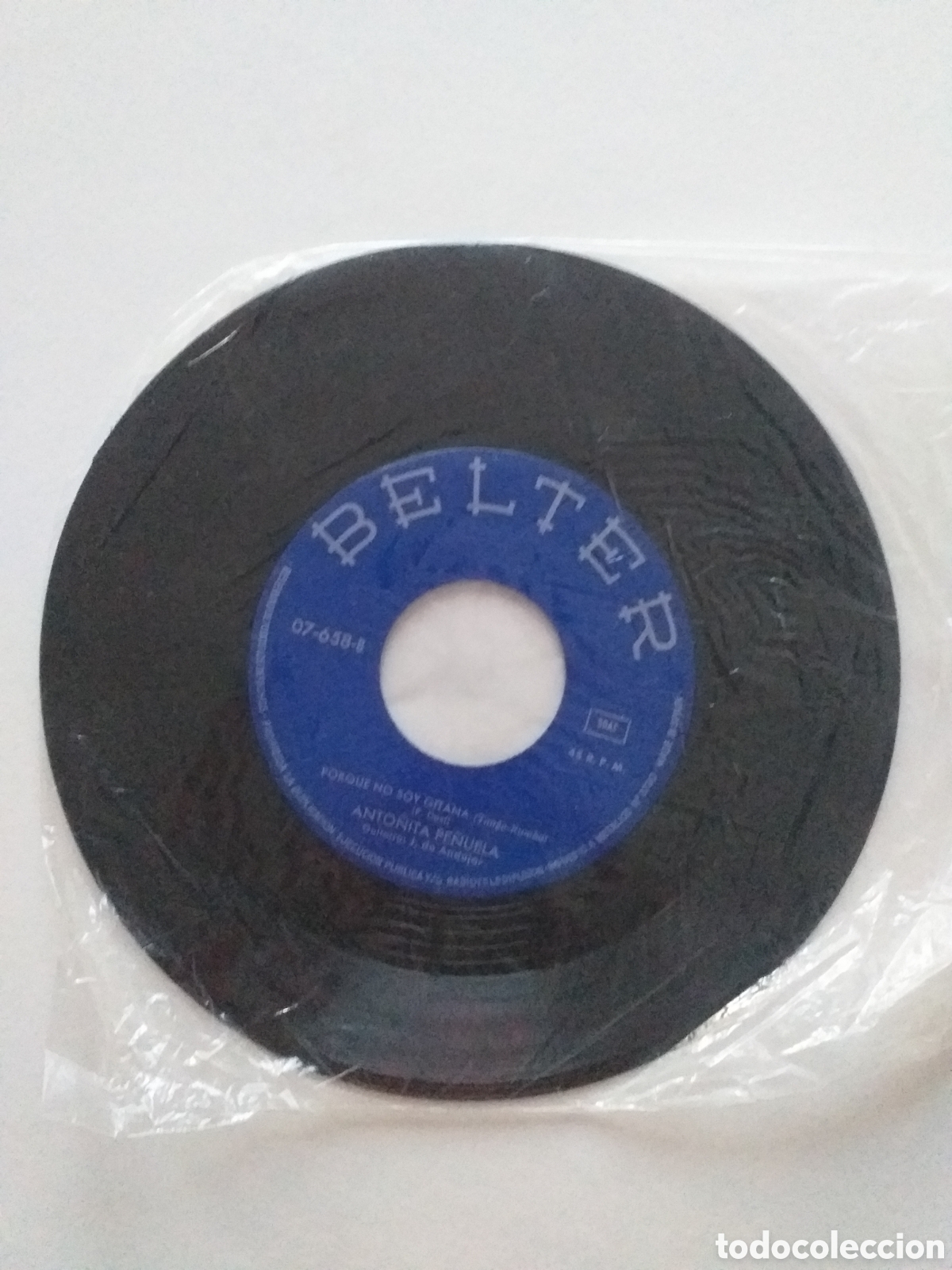 Discos de vinilo: SINGLE VINILO ANTO&Ntilde;ITA PE&Ntilde;UELA - Foto 3