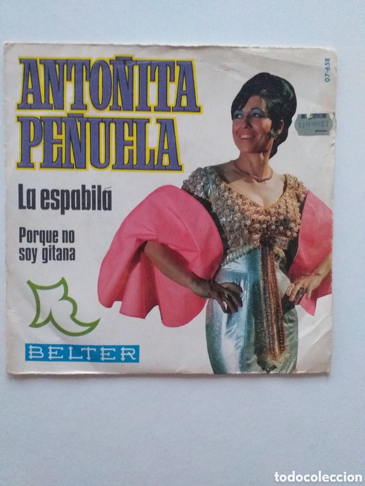 Discos de vinilo: SINGLE VINILO ANTO&Ntilde;ITA PE&Ntilde;UELA - Foto 1