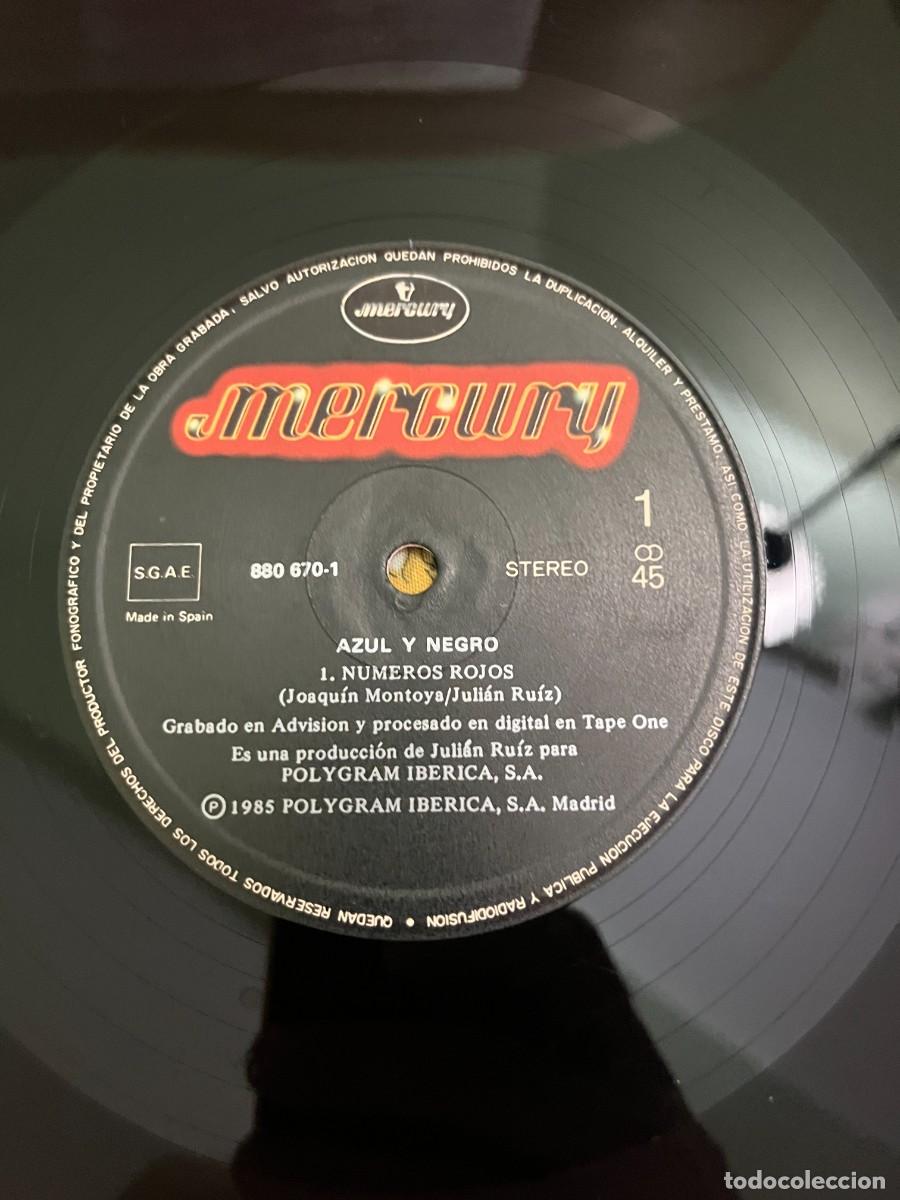 Discos de vinilo: Azul Y Negro &lrm;&ndash; N&uacute;meros Rojos - Foto 4