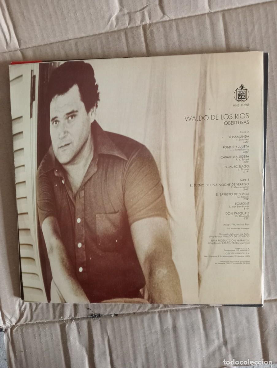 Discos de vinilo: Waldo De Los Rios - Oberturas (LP, Comp) 1975 - Foto 2