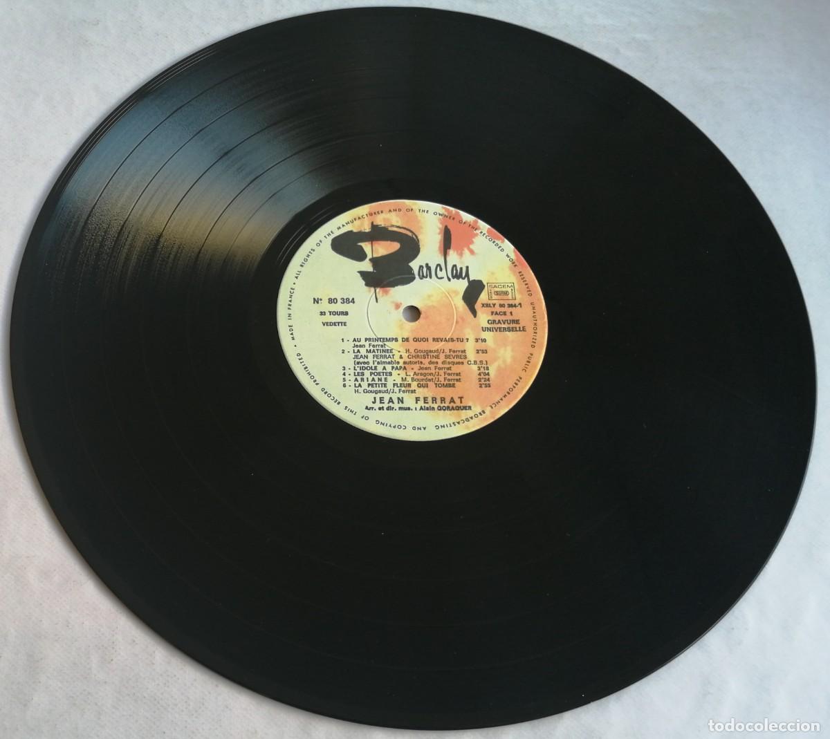 Discos de vinilo: Jean Ferrat, Jean Ferrat, - Foto 5