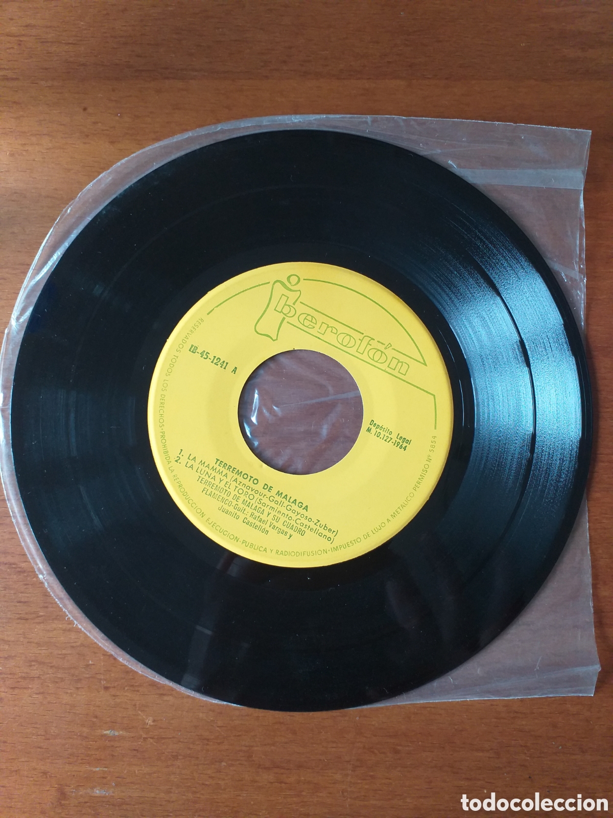 Discos de vinilo: VINILO EP TERREMOTO DE MALAGA - Foto 3
