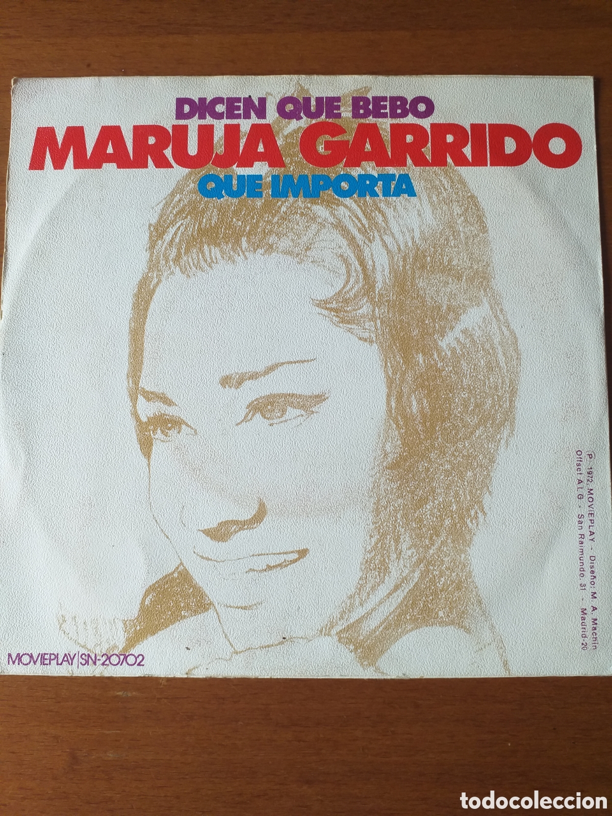 Discos de vinilo: SINGLE VINILO MARUJA GARRIDO - Foto 1