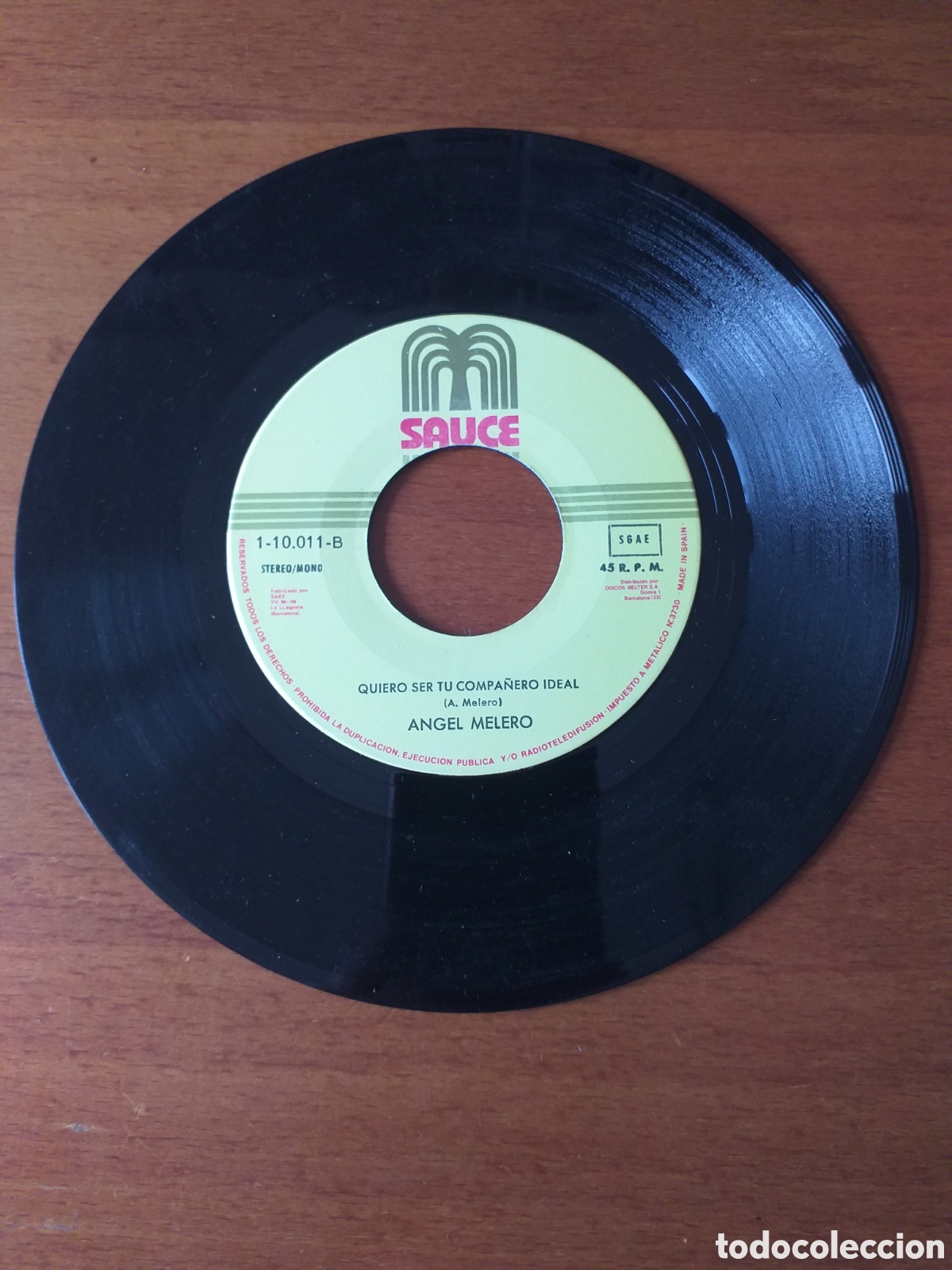 Discos de vinilo: SINGLE VINILO ANGEL MELERO - Foto 3