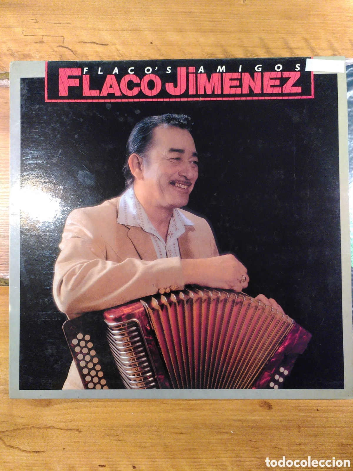 Discos de vinilo: Flaco Jim&eacute;nez - Flacos Amigos - LP (1988) - Foto 1