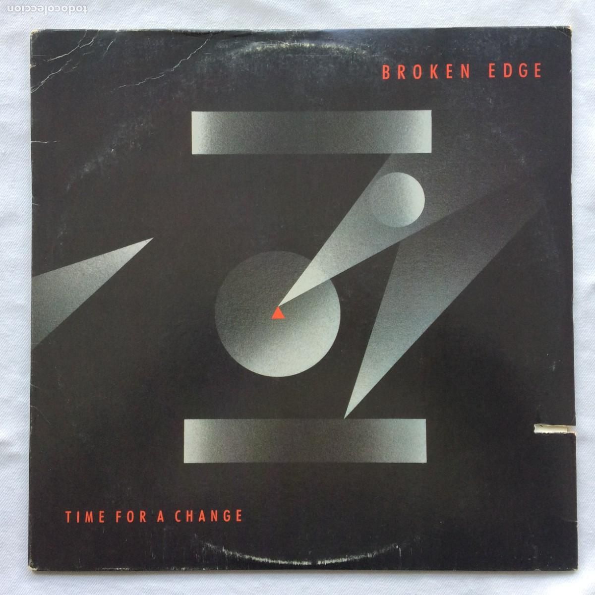 Discos de vinilo: Broken Edge &lrm;&ndash; Time For A Change USA 1984 Polydor - Foto 1