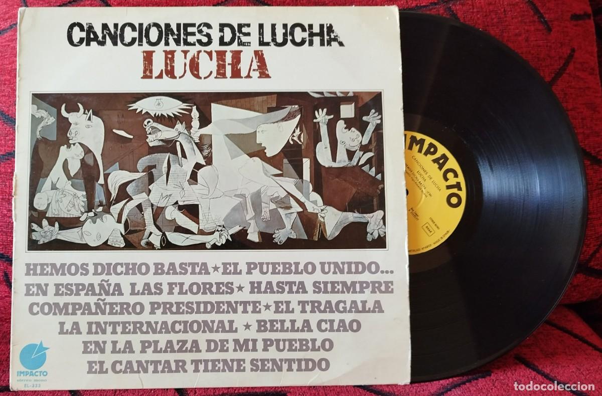 Discos de vinilo: LUCHA ** Canciones De Lucha ** VINILO LP 1977 - Foto 1