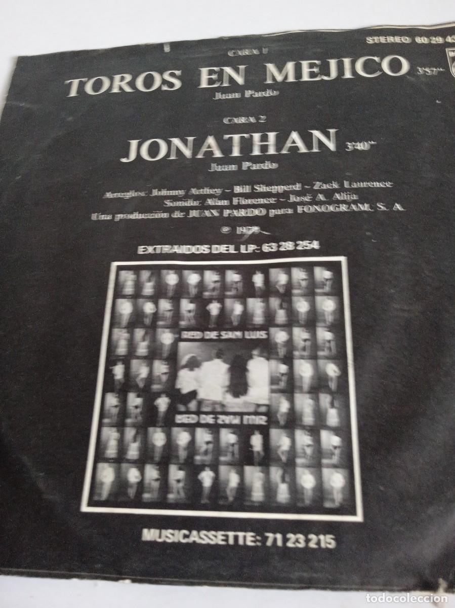Discos de vinilo: RED DE SAN LUIS Toros en Mejico / Jonathan - Foto 2