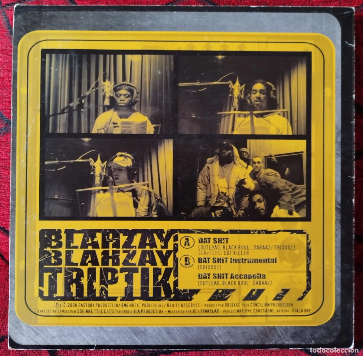 Discos de vinilo: TRIPTIK & BLAHZAY BLAHZAY ** Dat Shit ** MAXI SINGLE VINILO FRANCIA 2000 - Foto 2