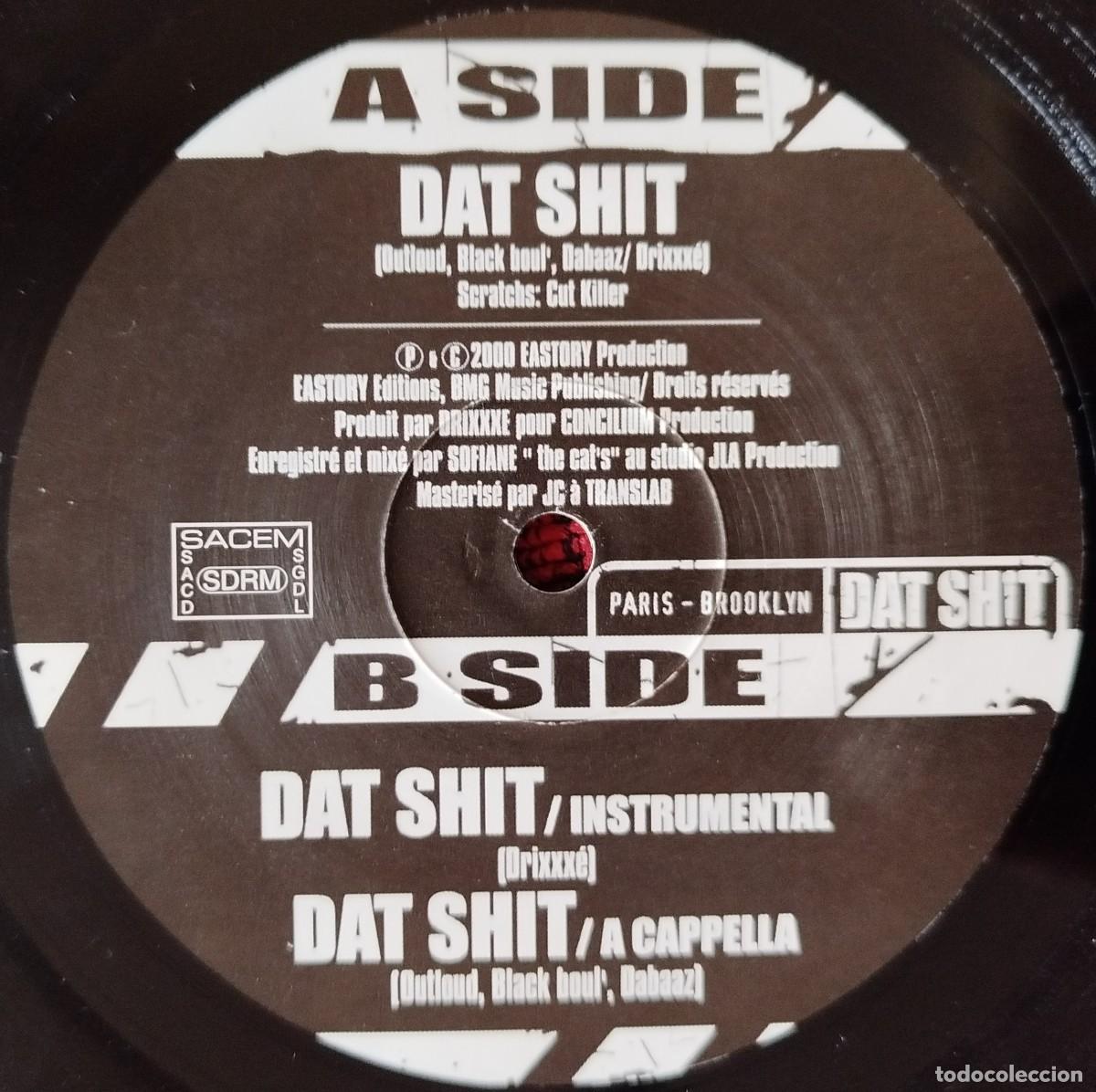 Discos de vinilo: TRIPTIK & BLAHZAY BLAHZAY ** Dat Shit ** MAXI SINGLE VINILO FRANCIA 2000 - Foto 4