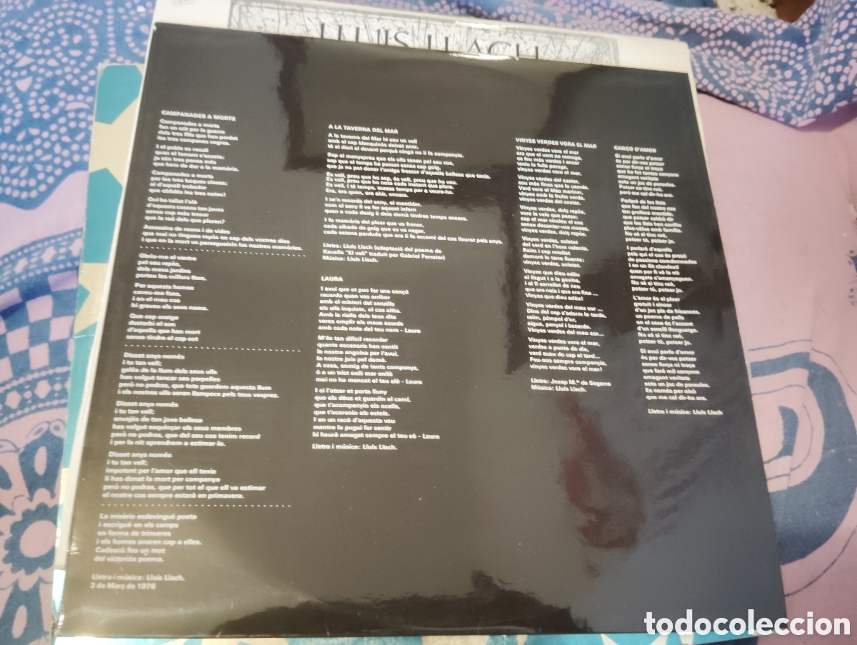 Discos de vinilo: LLUIS LLACH - CAMPANADES A MORTS ( 1977 ) - Foto 3