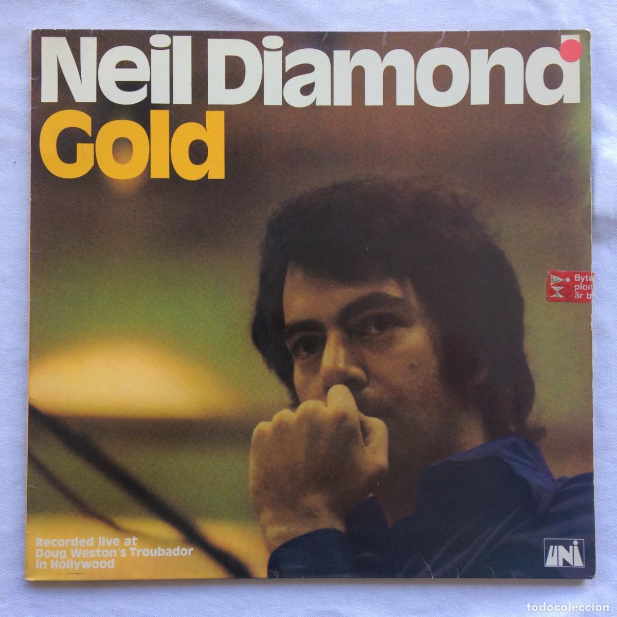 Discos de vinilo: Neil Diamond &lrm;&ndash; Gold Germany 1970 UNI Records - Foto 1