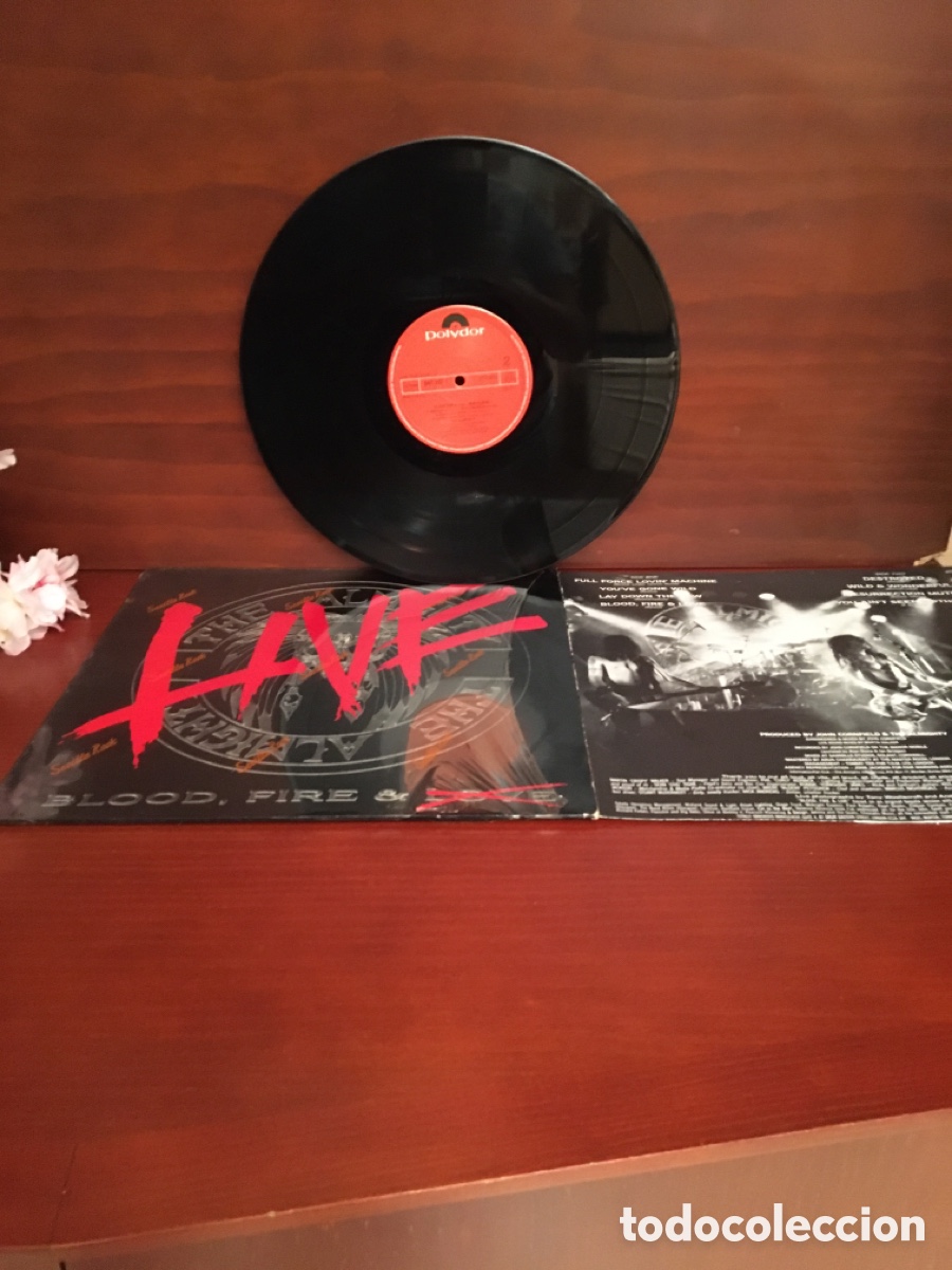 Discos de vinilo: Vinilo The almighty. Live.Boold,Fire,&Love - Foto 4