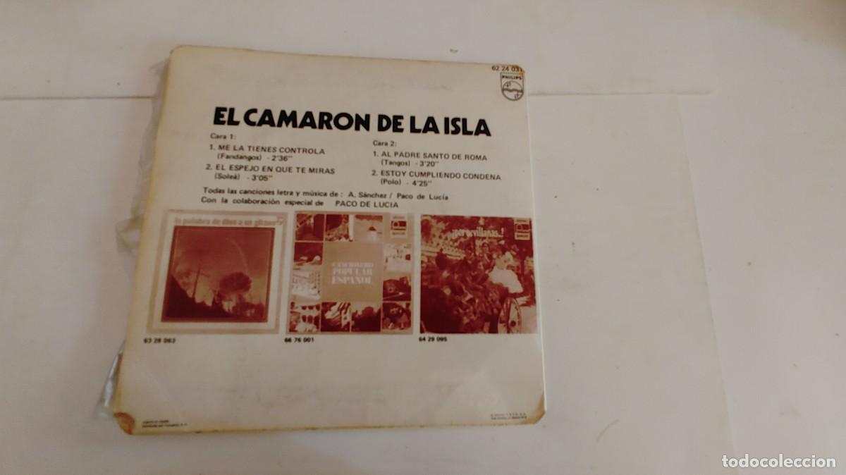 Discos de vinilo: CAMARON DE LA ISLA-EP ME LA TIENES CONTROLA +3 - Foto 2