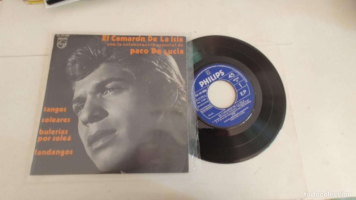 Discos de vinilo: CAMARON DE LA ISLA-EP TANGOS SOLEARES... - Foto 1
