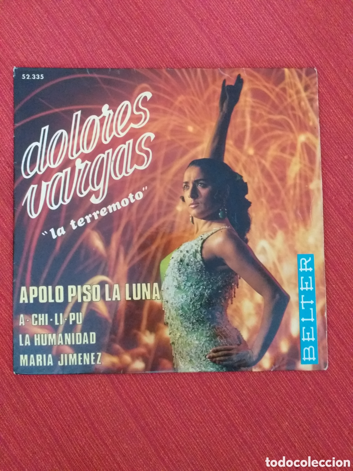 Discos de vinilo: VINILO EP DOLORES VARGAS &rdquo; LA TERREMOTO&rdquo; - Foto 1