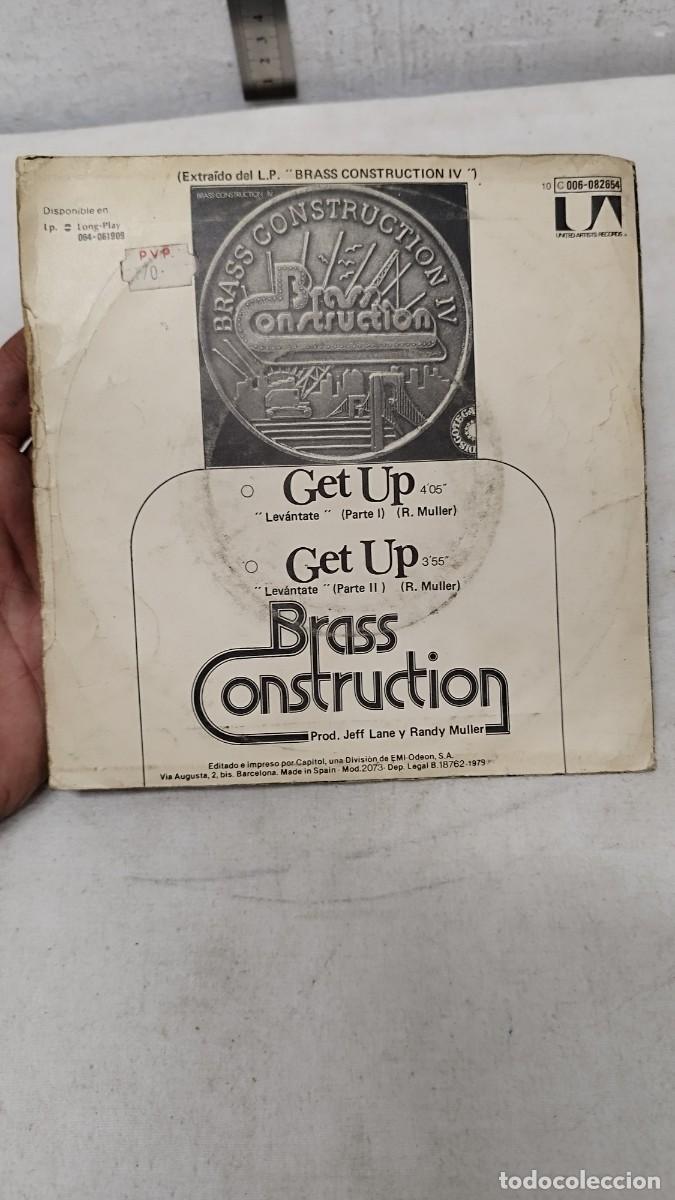 Discos de vinilo: Brass Construction &ndash; Help Yourself / Pick Yourself Up. Single 7&rdquo; - Foto 3