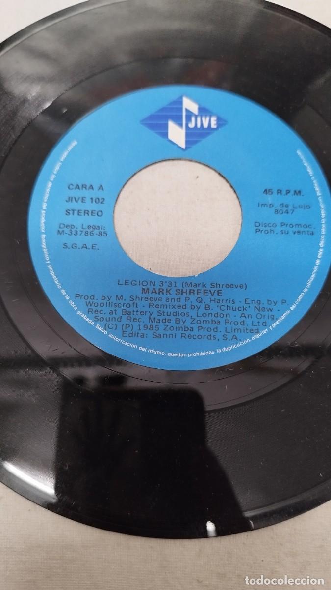 Discos de vinilo: MARK SHREEVE - Legi&oacute;n . Single 7&rdquo; - Foto 2