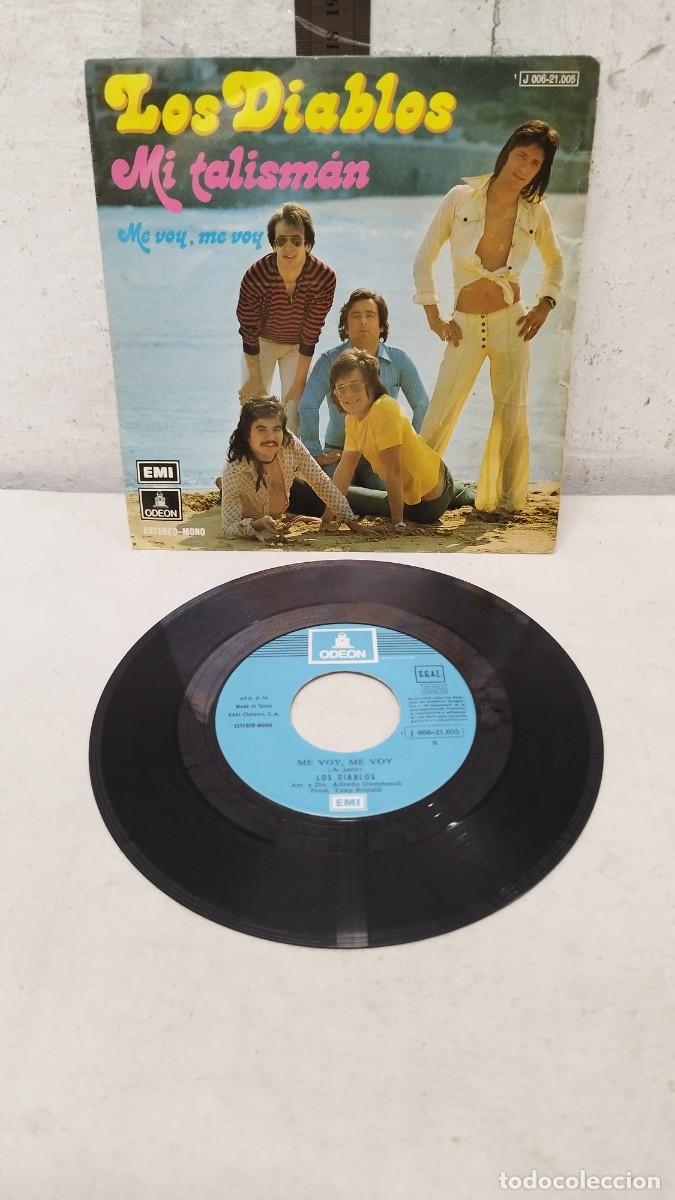 Discos de vinilo: Los Diablos &ndash; Mi Talism&aacute;n. Single 7&rdquo; - Foto 1