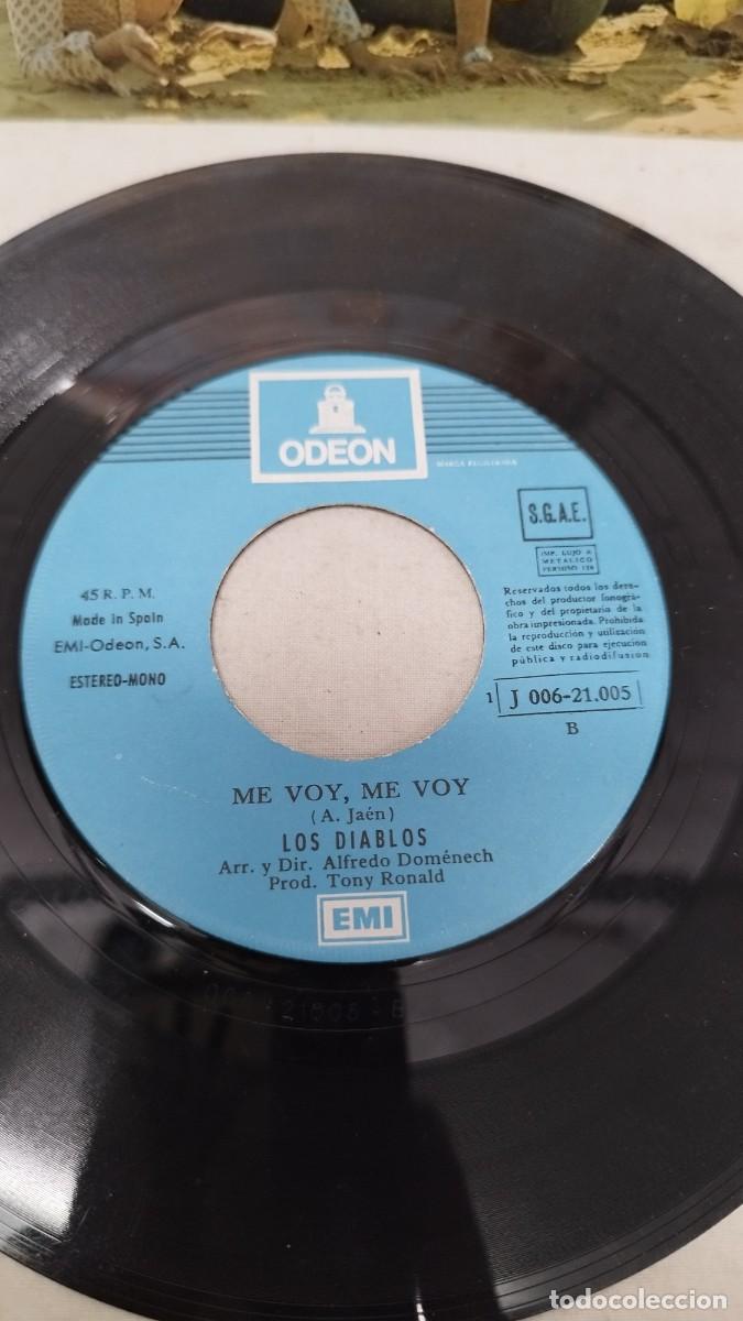Discos de vinilo: Los Diablos &ndash; Mi Talism&aacute;n. Single 7&rdquo; - Foto 2
