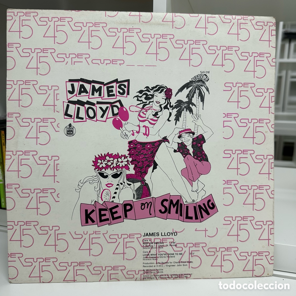 Discos de vinilo: James Lloyd - Keep On Smiling (12&rdquo;, Maxi) - Foto 2