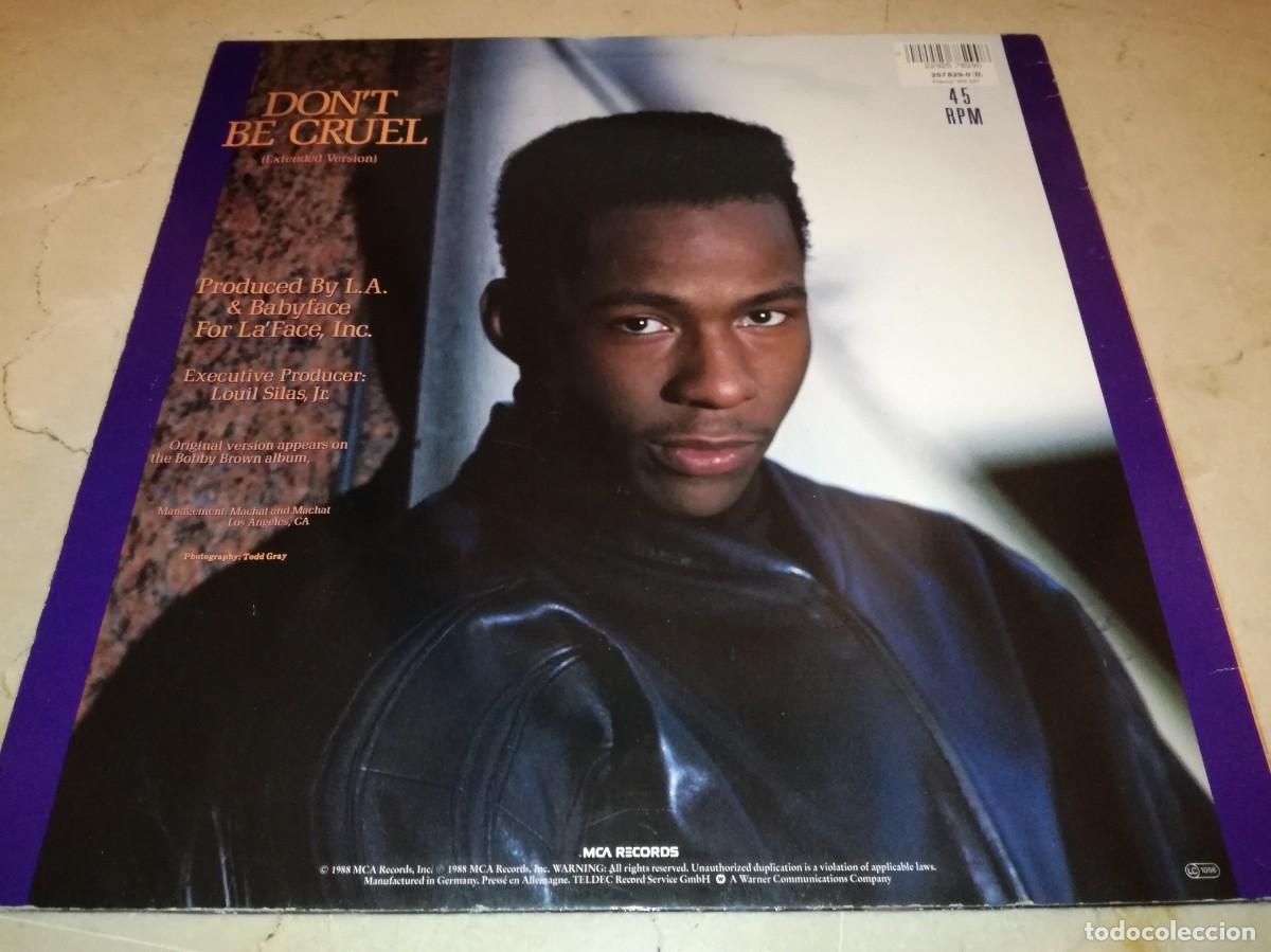 Discos de vinilo: BOBBY BROWN-DON&acute;T BE CRUEL-ORIGINAL 1988 - Foto 2